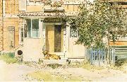 Carl Larsson The Veranda oil painting on canvas